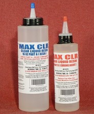 EPOXY RESIN CRYSTAL CLEAR FOOD SAFE COATING SEALING 4 WOOD METAL PLASTIC MAX CLR