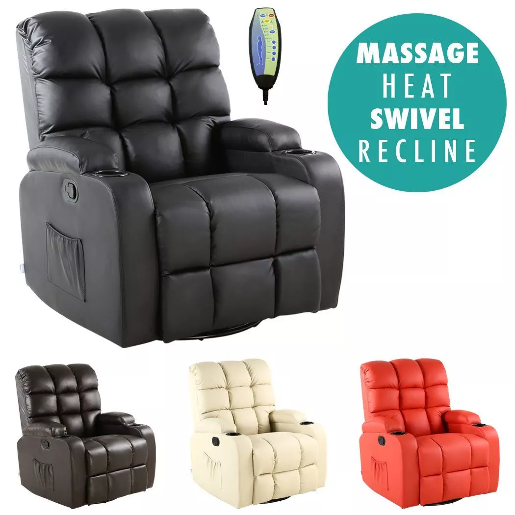 Rocker recliner sale heat massage chair
