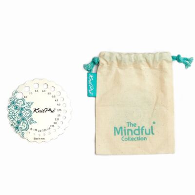 KnitPro Mindful Collection Sterlingsilber versilberte Metall Stricknadel Stärke