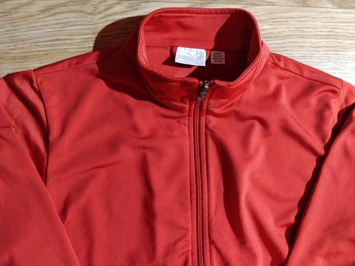 Puma 90's Vintage Womens Tracksuit Top Jacket Red White - Picture 2 of 6