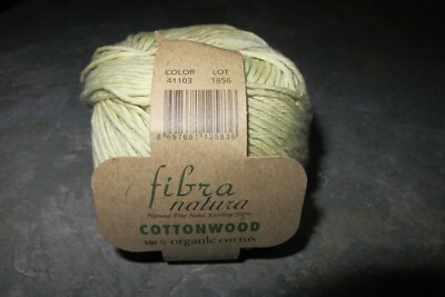 Fibra Natura Cottonwood Strickgarn %100 Bio-Baumwolle (organisch) Schals 50 gr 