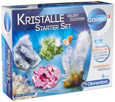 Galileo Lab - Grow Crystals Yourself Starter Kit, Experiment Box for Little Scie
