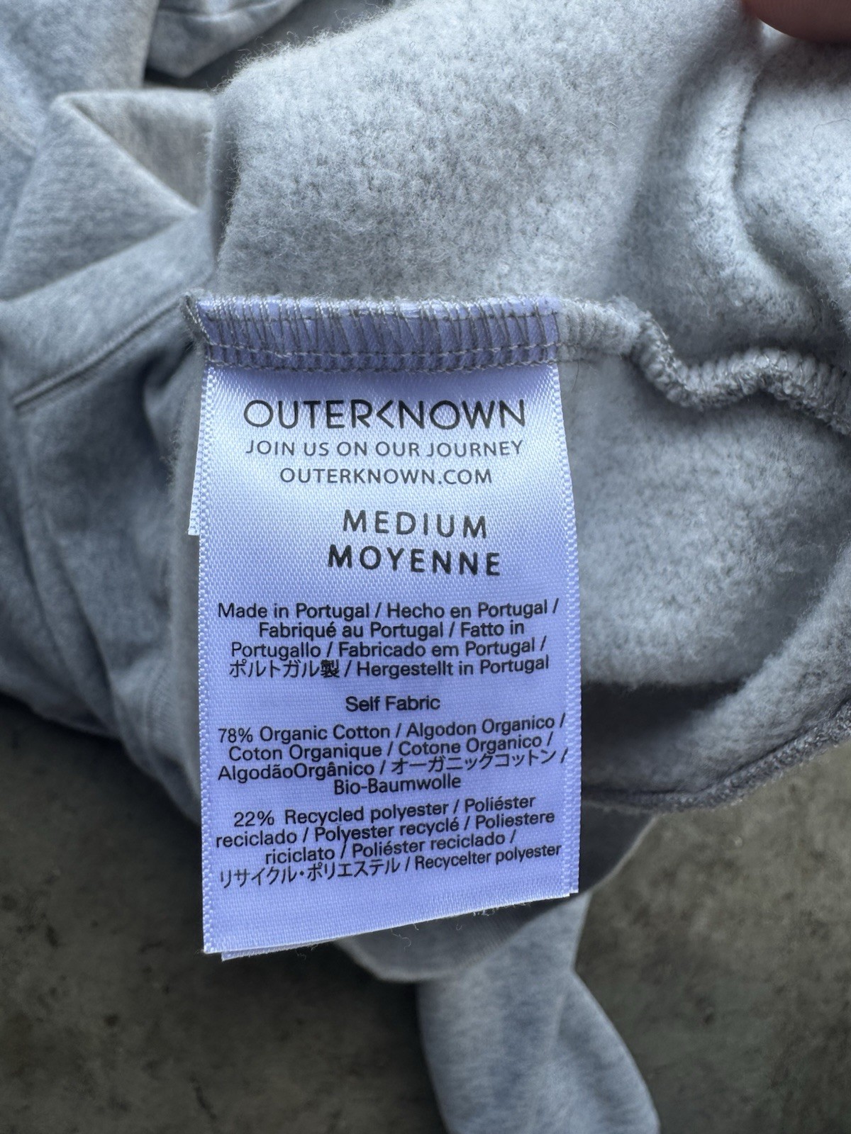 Outerknown Single V Front Drawstring Pullover Hoo… - image 4