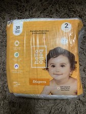 Hello Bello Premium Baby Diapers 31 Count Size 2 Disposable Colorful Tye Dye NEW