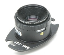 Rodenstock Rodagon 2.8/50mm Enlarging Lens W/Omega Board Retaining Ring. READ.