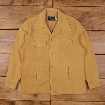 Vintage Design Fashion By Empress Jacke L 44 Herren 70er beige gefüttert Freizeit hellbraun