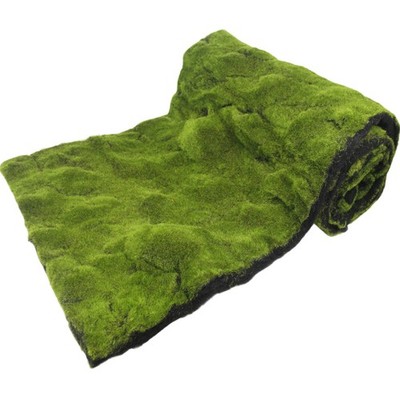 Fake Moss Rug Table Runner Green Moss Roll for Fairy Gardens Grass Wedding