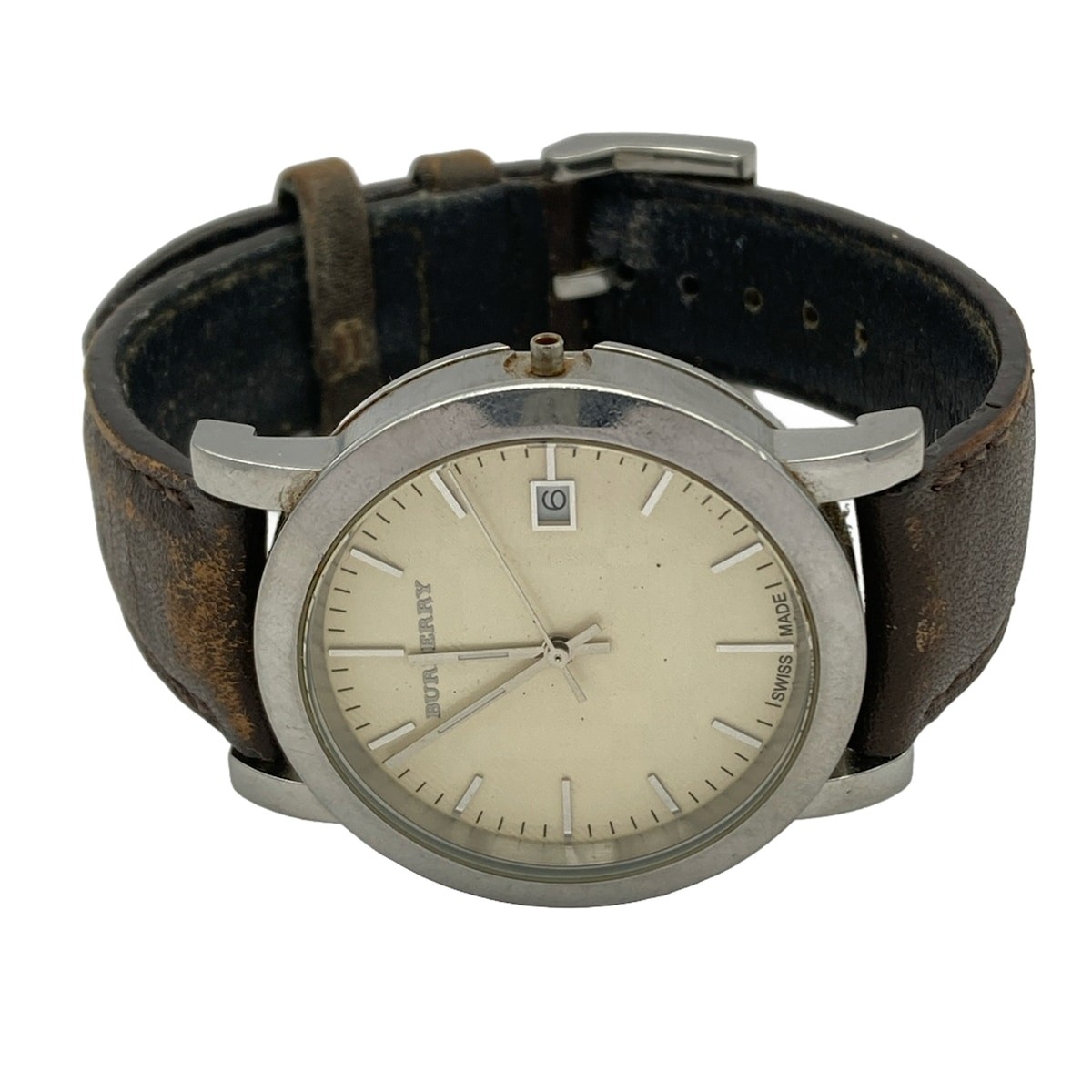 バーバリー時計Burberry Burberry BU1777 Heritage Swiss Made Leather Mens Watch for