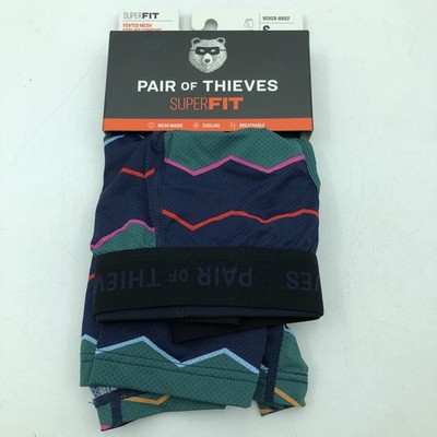 PAIR OF THIEVES 2-Pk Men s Sz Small Boxer Briefs Underwear Super Fit Mesh NEW