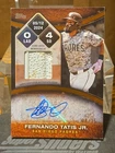 2025 Topps Rounding The Bases Game Used Auto Fernando Tatis Jr #04/25 05/12/24