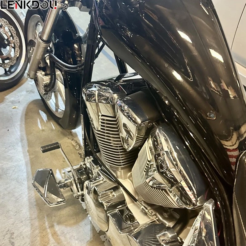 Mini tablas de piso delanteras para Honda Shadow VT1100C/C2 VTX1300C VTX1800 VT750 VT600 Foto 4 de 4