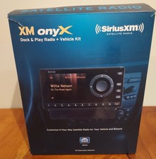 SiriusXM Onyx XDNX1V1 Satellite Radio Dock Play Vehicle Kit Complete Tested
