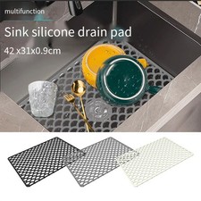 Silicone Kitchen Sink Protector Grid with Soft Texture Reduces Noise and Damage