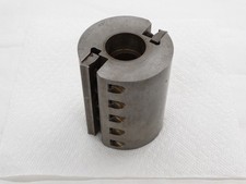 Schmidt 4" Dia x 5" Long 1 1/4" Bore Split Gibb Counter Bored 2 Slot Cutterhead