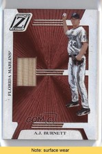 2005 Donruss Zenith Z-Bats AJ Burnett #ZB-71 READ n8a