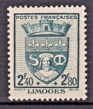 TIMBRE 1942 FRANCE ARMOIRIE DE VILLE N° 560/ SECOURS NATIONAL-N**.TB-VOIR SCAN-