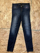 Rocawear Y2K Vintage Girls Jeans Size 11 Dark Wash Embroidered R Pockets