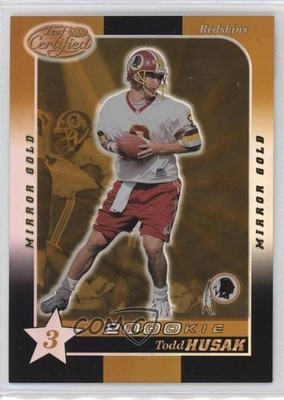2000 Leaf Certified 2000 Rookie Mirror Gold /30 Todd Husak #190 Rookie RC a8r
