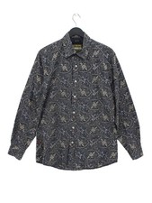 Joe Browns Men's Shirt M Grey Paisley 100 Other Basic