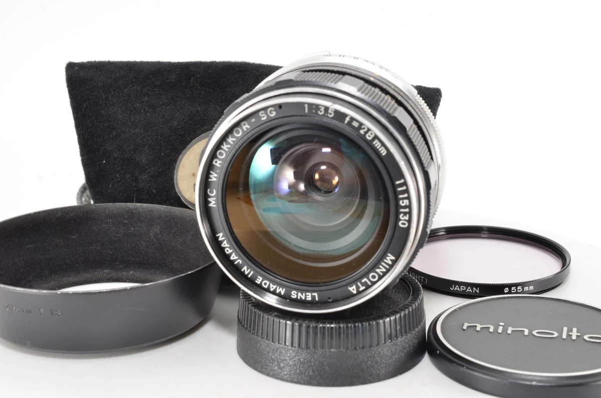 Minolta f/3.5 Camera Lenses 28mm Focal for sale | eBay