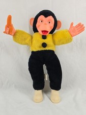 VTG 1960s Superior Novelties Inc Zippy Monkey Mr Bim Banana Toy W/ Original Tag