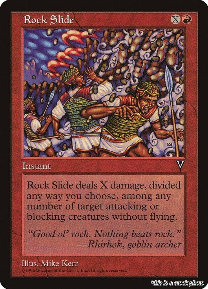 Rock Slide [VIS - 92] Lightly Played