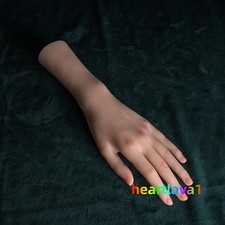 Silicone Lifelike Female Hand Finger Mannequin Display Jewelry Model Prop New