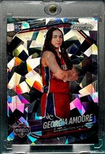 GEORGIA AMOORE ROOKIE RARE ICE REFRACTOR PRIZM INVESTMENT CARD WNBA Mystics