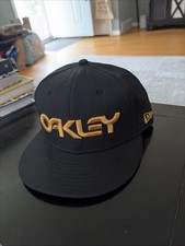 Oakley New Era 59FIFTY Fitted Hat Cap 7 1/2 Embroidered