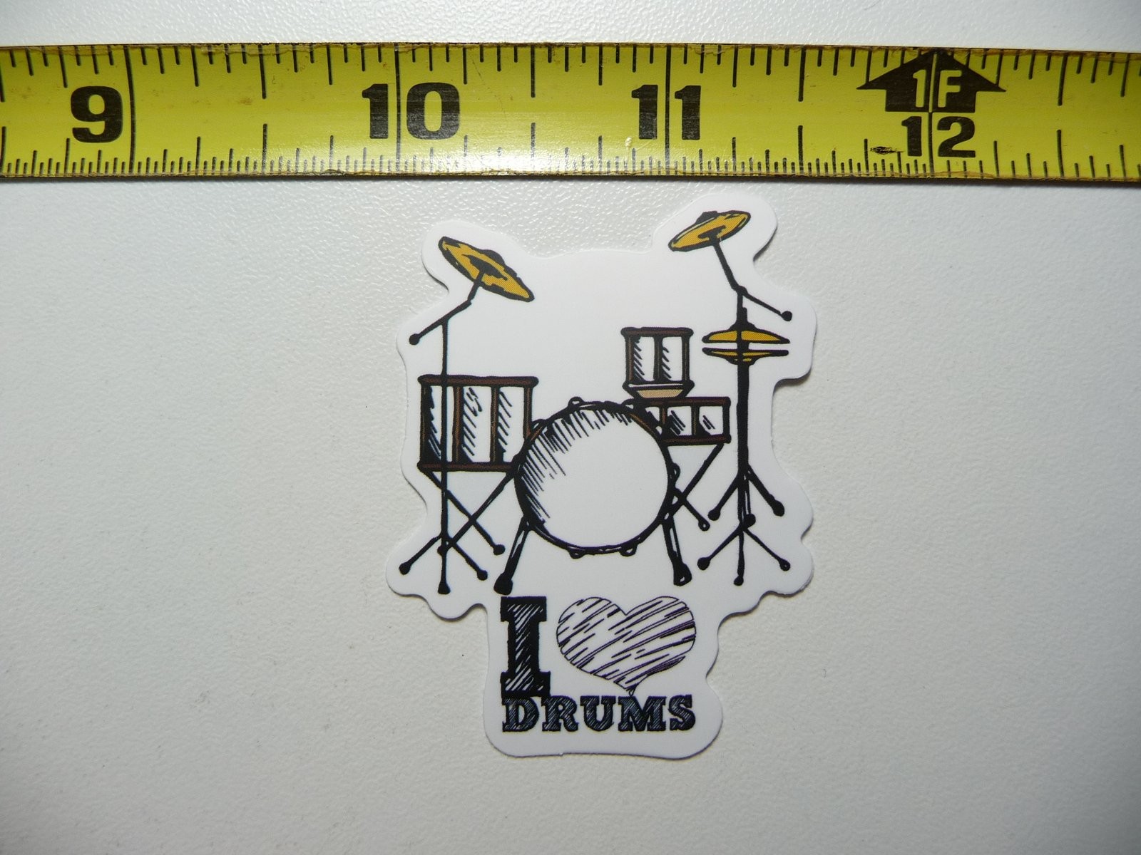 Drummer Music Lover Decal Sticker for Drum Set Band Concert Gear