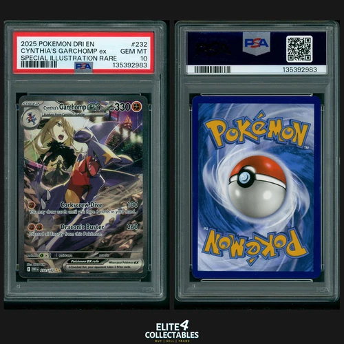 Cynthia's Garchomp EX 232/182  - PSA 10 (Destined Rivals)