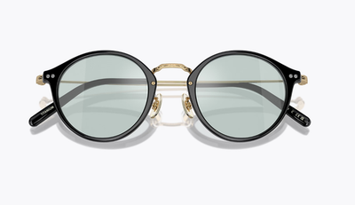 OLIVER PEOPLES DONAIRE 46mm Optical in Black/ Gold ~ Sea Mist