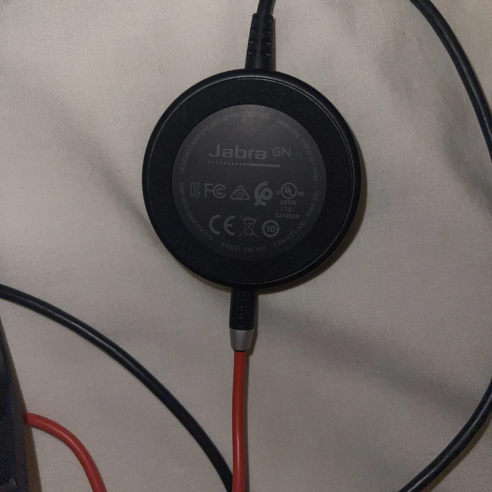 Auriculares Mono Jabra Evolve 40 UC HSC017 con Controlador USB-A ENC010.  Foto 2 de 3