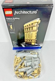 LEGO (21023) Architecture: Flatiron Building 100% Complete Box Instructions NYC