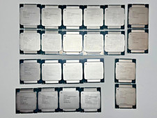 Lot of 22 Mixed Intel Xeon E5 v3 CPUs 2640, 2620, 2623, 2643, 2630 TESTED