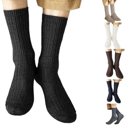Wool Socks for Men Thick Warm Winter Socks Cotton Boot Socks Casual Dress Socks