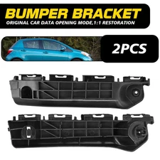 Front Left & Right Bumper ABS Support Bracket Set for 2012-2014 Toyota Yaris
