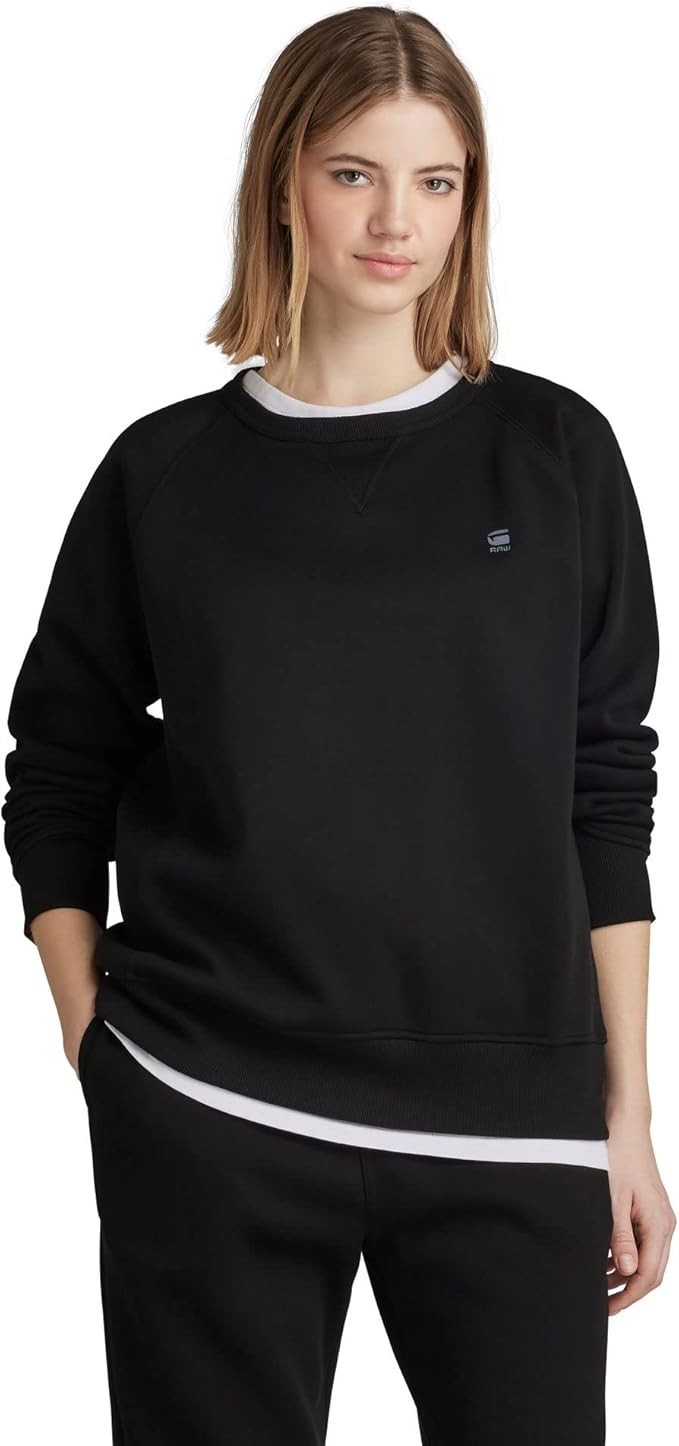 G-STAR Raw DK Black Pullover Crew Sweatshirt, Size S - NWT