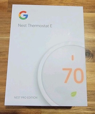 Google Nest Thermostat E Pro Edition, Open Box Great Condition 