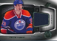 2011/12 Upper Deck SPx #172 Colten Teubert Jersey Base Card TRUE ROOKIE