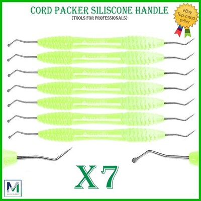 Cord Packer Dental Gingival 7Pcs Retraction NON-SERRATED Dental Instrument