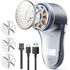 Fabric shaver, lint remover for clothes, electric lint shaver with 6-l