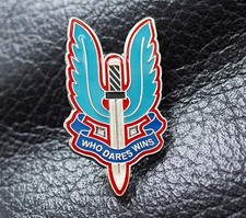 BRITISH SAS MOUNTAIN TROOP military PIN BADGE Who Dares Wins