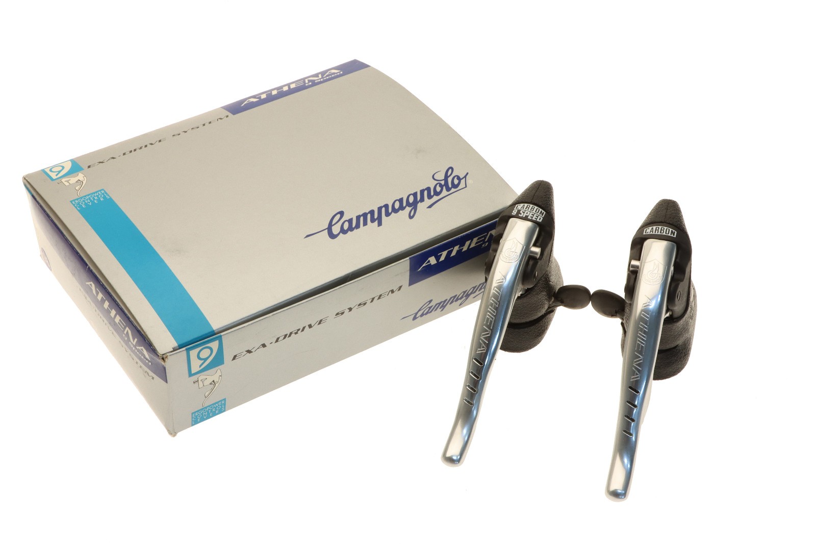 Campagnolo Athena EC-09ATCG Ergopower Shifter Brake Levers 9 Speed 1998 NOS NEW 61690₽