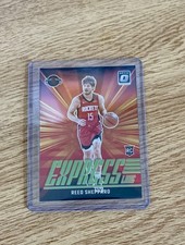 Reed Sheppard 2024 Panini Donruss Optic #16 Lime Green Express Lane RC /199