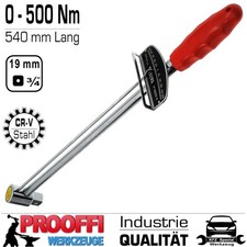 Doppelskala Drehmomentschlüssel 3/4" Stecknuss Drehmoment Torsions 0 - 500 Nm