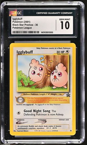 Igglybuff graded CGC 10 for sale on eBay