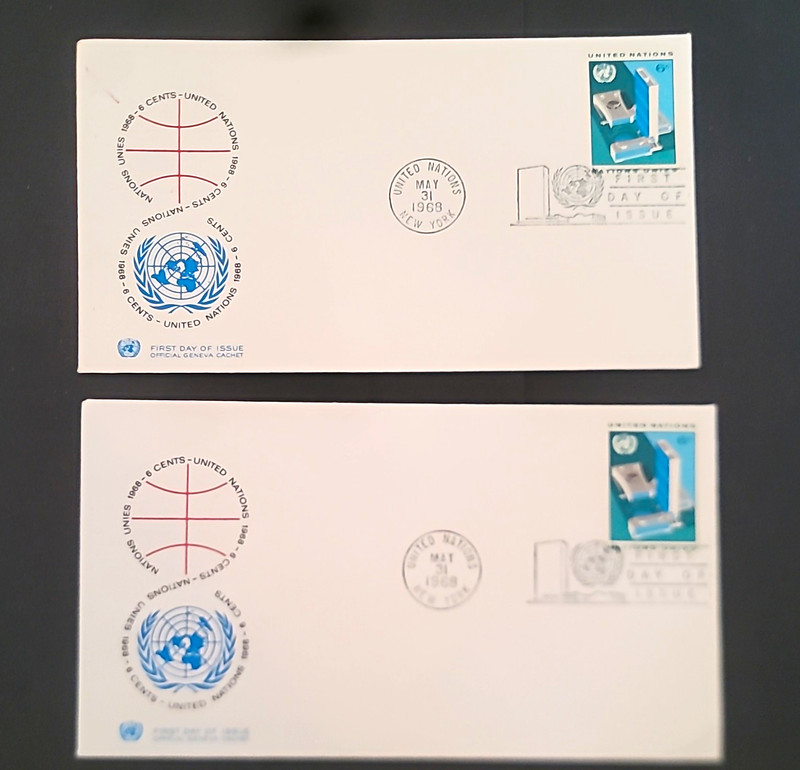 United Nations 6c First Day of Issue Cover New York May 31 1968