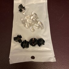 10PCS T10 194 168 Car Dash Instrument LED WhiteLight Bulbs w/5 TwistLock Socket