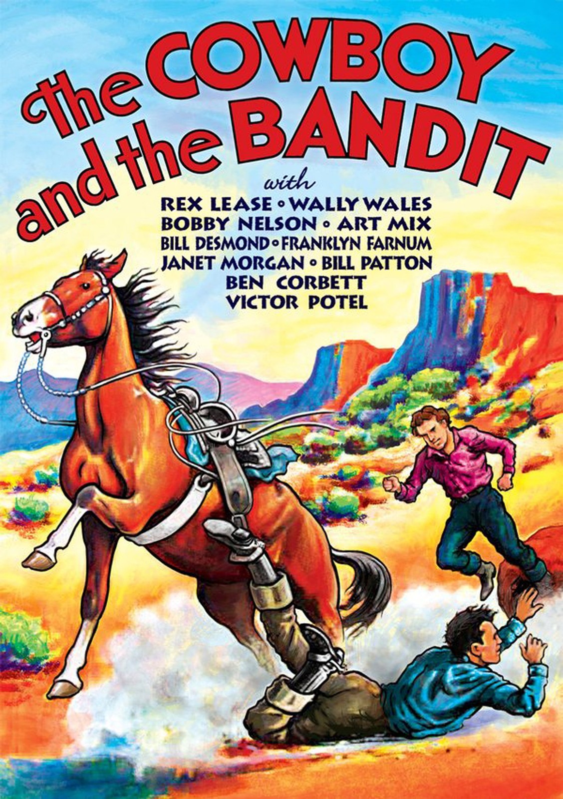 Cowboy And The Bandit (DVD) Rex Lease Bobby Nelson Blanche Mehaffey Al Herman